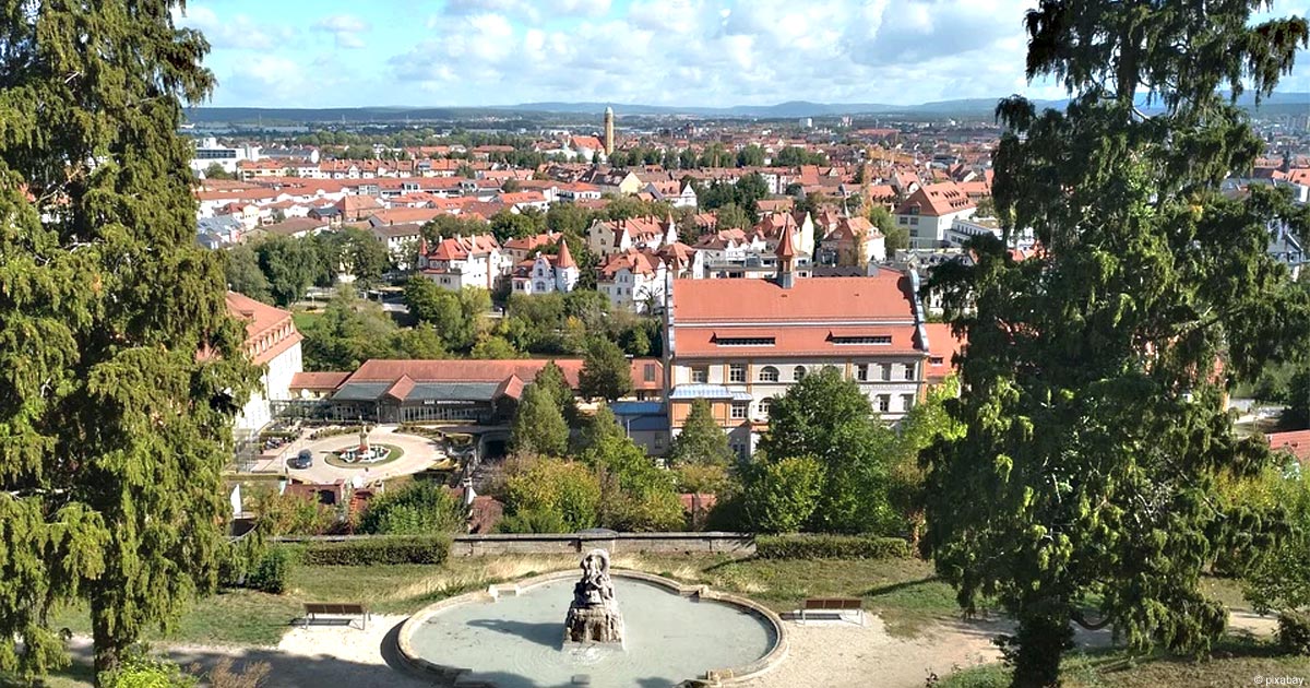 Blick vom Michelsberg auf Bamberg