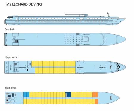 MS Leonardo da Vinci: Deckplan