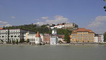 Passau: Blick auf die Veste Oberhaus