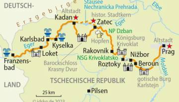 Radreise: Böhmen Bädertour