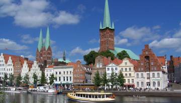 Lübeck: Blick auf die Altstadt