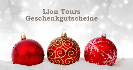 Geschenkgutscheine von Lion Tours
