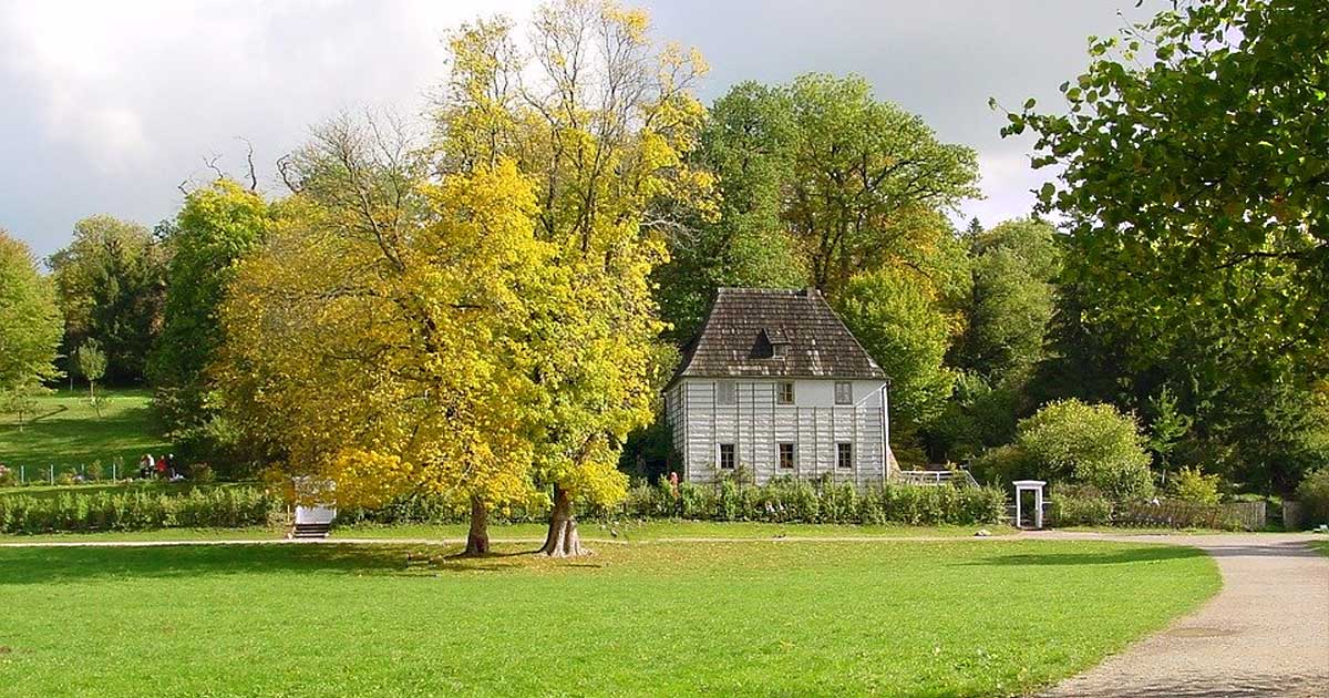 Park an der Ilm: Goethes Gartenhaus
