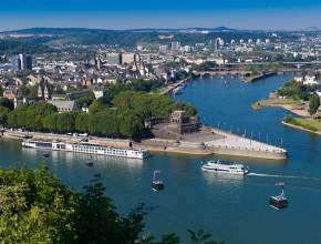 Flusskreuzfahrten auf dem südlichen Rhein: Deutsches Eck - Koblenz