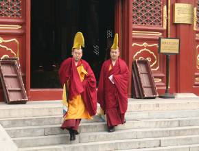Rundreisen in China: Mönche
