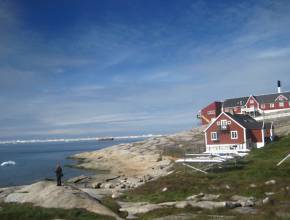 Rundreisen in Grönland: typische Häuser in Grönland