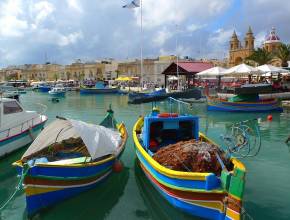 Fischerboote auf Malta