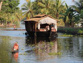 Kreuzfahrten in Asien: Backwaters in Südindien