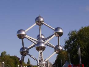 Radurlaub in Belgien: Atomium Brüssel