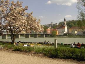 Radurlaub entlang der Donau: Donau bei Passau
