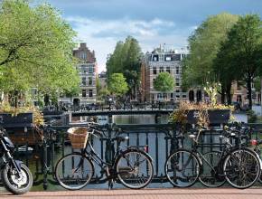 Amsterdam - Grachten und Räder