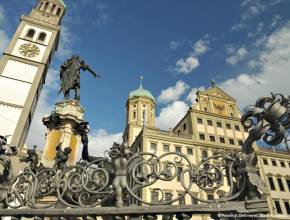 Augsburg: Rathaus und Perlachturm