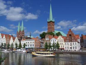 Lübeck: Blick auf die Altstadt