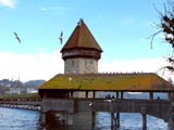 Luzern: Kapelbrücke und Wasserturm