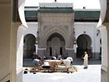 Blick in den Innenhof der Karaouyine-Moschee