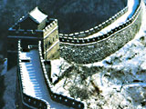 Chinesische Mauer im Winter