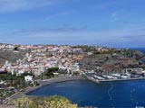 Blick auf San Sebastian (Gomera)