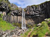Skaftafell: Svartivoss Wasserfall