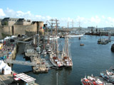 Bretagne: Hafen von Brest