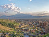 Eriwan und Berg Ararat