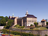 Blick auf die Festung Akershus