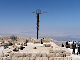 Kreuz auf Berg Nebo