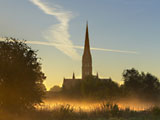 Salisbury - Kathedrale im Nebel