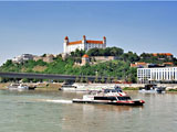 Bratislava: Blick auf die Burg (Hrad)