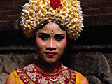 Gesichter von Bali Legong