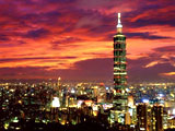 Taipei 101 bei Nacht