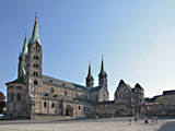 Bamberger Dom mit Domplatz