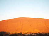 Ayers Rock bei Sonnenuntergang
