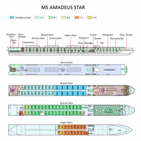 MS Amadeus Star Deckplan