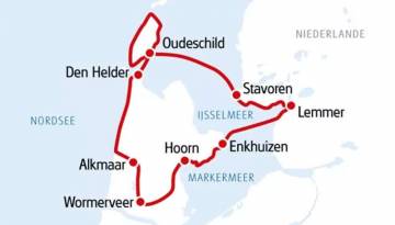IJsselmeer und Nordseestrände - Rad & Schiff mit MS Serena