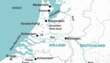 Route: Holland und Flandern - Rheinkreuzfahrt mit MS Alina