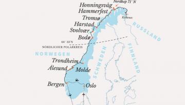 Hurtigruten: Facettenreiches Norwegen