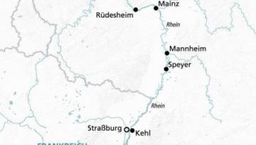 Route Festtagsreise Rhein - Silvester