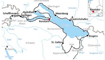 Bodensee: Große Erlebnisradtour