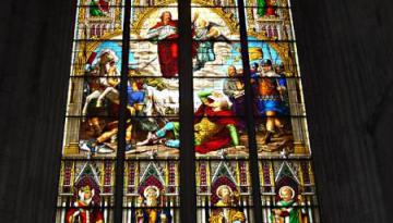 prächtige Fenster im Kölner Dom