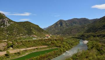 Landschaft Albaniens