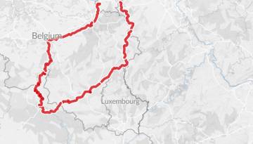 Ardennen Radreise: Maas & Vennbahn