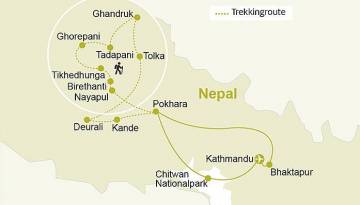 Rundreise Nepal mit Trekking