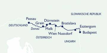 MS Rousse Prestige: Metropolen an der Donau