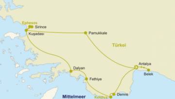 Türkei Rundreise: Antike Spuren in Lykien