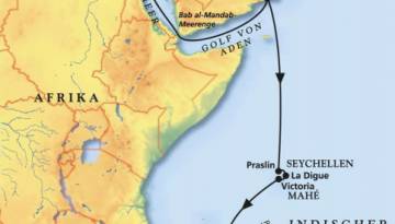 MS Amadea: Von Hurghada bis Mauritius
