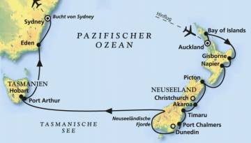 MS Artania: Neuseeland und Tasmanien