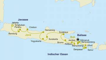 Indonesien Rundreise: Java & Bali