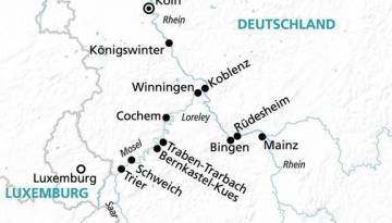 MS Alena: Mosel & Rhein erkunden