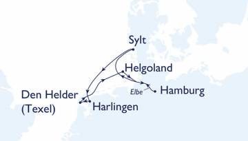 MS Hamburg: Nordsee-Inseln & Friesland