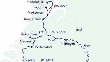 MS Lady Diletta: Holland, Flandern & IJsselmeer